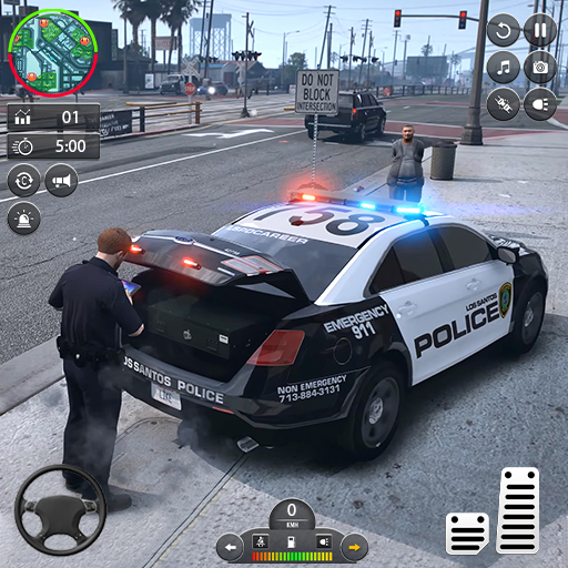 polis arabası kovalamaca oyunu