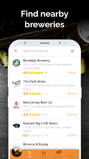 Brewee - breweries navigator & ekran görüntüsü