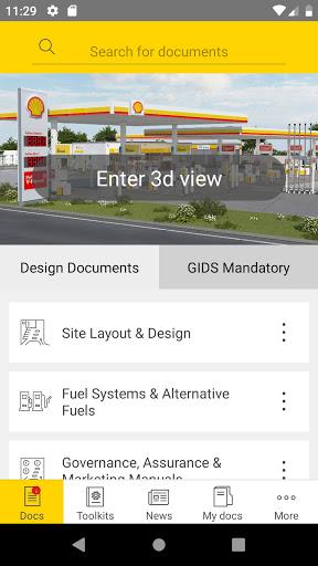 Shell GIDS ekran görüntüsü