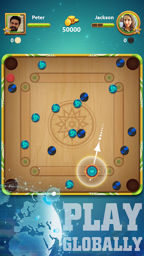 Carrom Super: Disc Game ekran görüntüsü