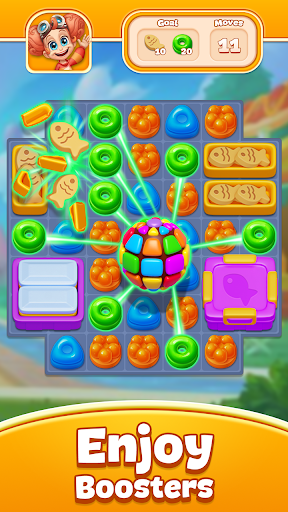 Candy Pop Story : Match 3 ekran görüntüsü