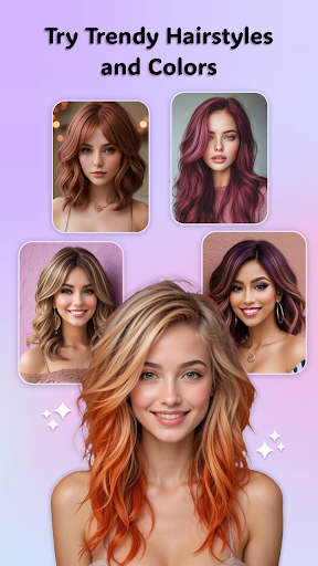 AI Hairstyle Try On Hair Color ekran görüntüsü