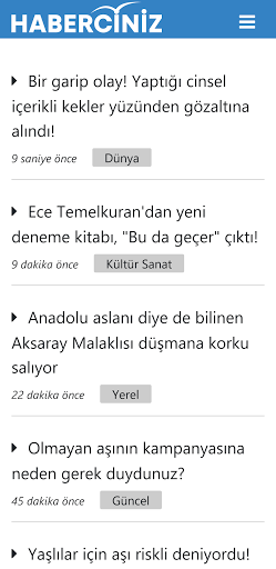 Haberciniz - Son Dakika Haberl ekran görüntüsü