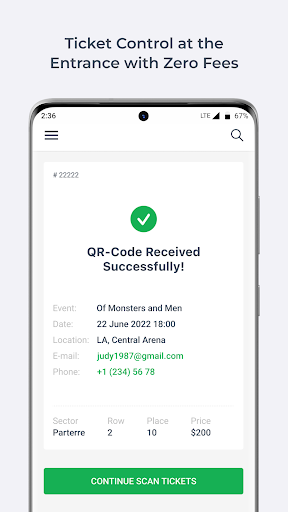 Me Ticket Scanner ekran görüntüsü