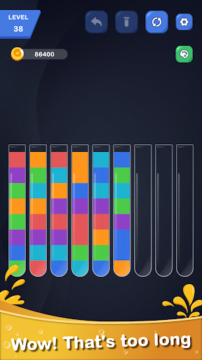 Color Water Sort - Puzzle ekran görüntüsü