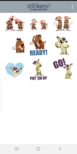 Ice Age Stickers ekran görüntüsü