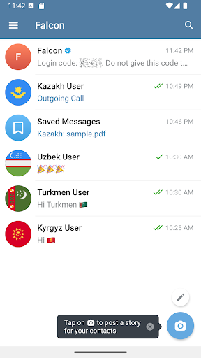 Falcon: Secure Messenger ekran görüntüsü