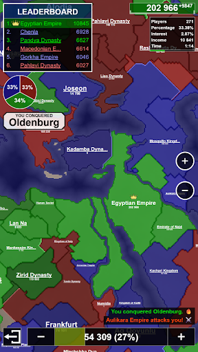 Territorial.io ekran görüntüsü