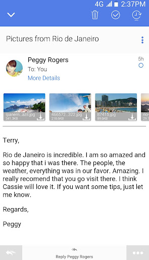 TypeApp mail - email app ekran görüntüsü