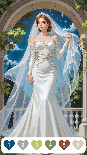 Gown Color - Paint by Number ekran görüntüsü