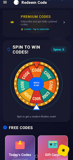 Redeem Code Roblox ekran görüntüsü