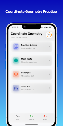 Coordinate Geometry Practice ekran görüntüsü
