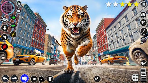 Tiger Game Family Simulator 3D ekran görüntüsü