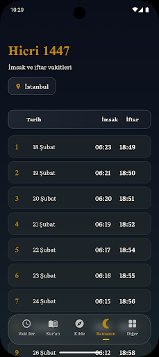 Namaz Vakti & Ezan Alarmı ekran görüntüsü