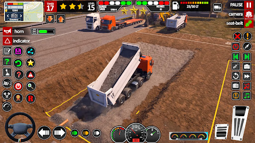 JCB oyunu kar ekskavatörü oyun ekran görüntüsü