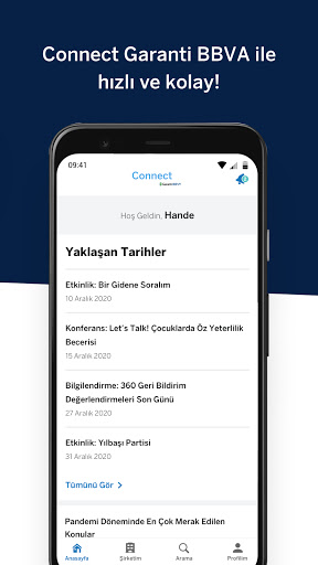 Connect Garanti BBVA ekran görüntüsü