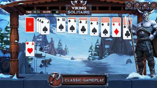 Solitaire Klondike Raiders ekran görüntüsü