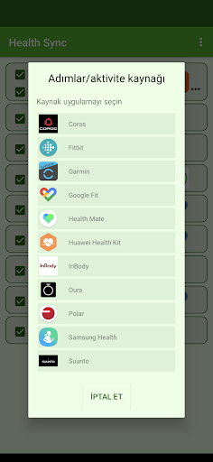 Health Sync ekran görüntüsü