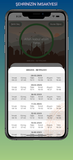 Ezan Vakti Namaz Kuran ekran görüntüsü