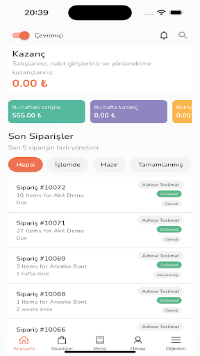 Restoran Kayıt - Neyiyek.com ekran görüntüsü