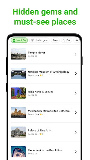 Mexico City SmartGuide ekran görüntüsü