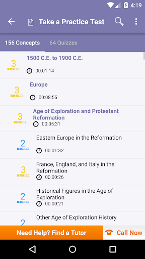 SAT II World History Practice ekran görüntüsü