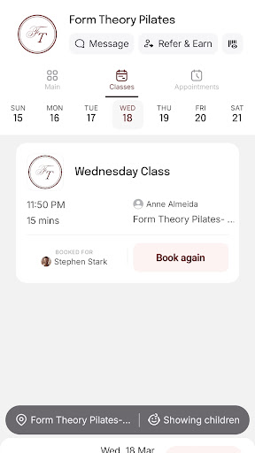 Form Theory Pilates ekran görüntüsü