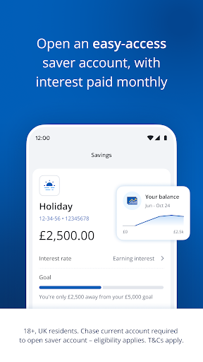 Chase UK ekran görüntüsü