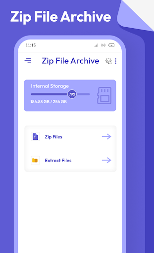 Zip File Archive ekran görüntüsü