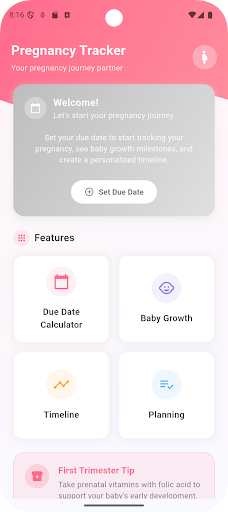 Pregnancy Tracker ekran görüntüsü