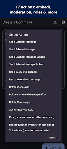 Bot Commander for Discord ekran görüntüsü