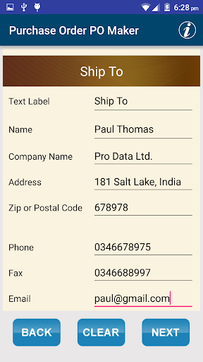 Invoice & Purchase Order Maker ekran görüntüsü
