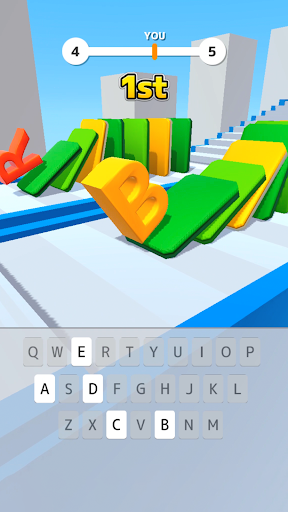 Type Spin: alphabet run game ekran görüntüsü