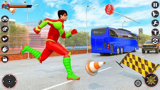 Spider Flying Rope Hero Games ekran görüntüsü