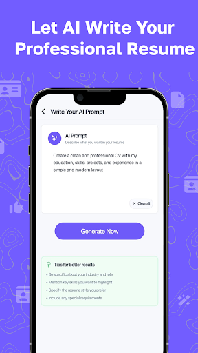 AI CV Maker-Resume Builder PDF ekran görüntüsü
