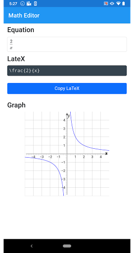 Math editor & Graph ekran görüntüsü