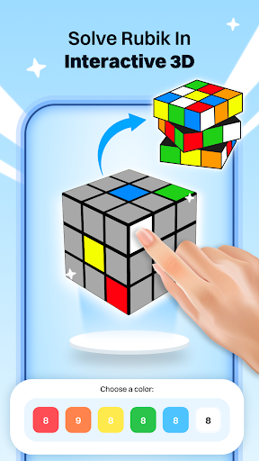 3D Cube Solver With Scan ekran görüntüsü