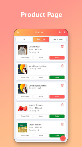 eShop Multivendor Seller ekran görüntüsü