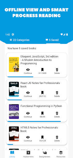 Library of Coding Books ekran görüntüsü