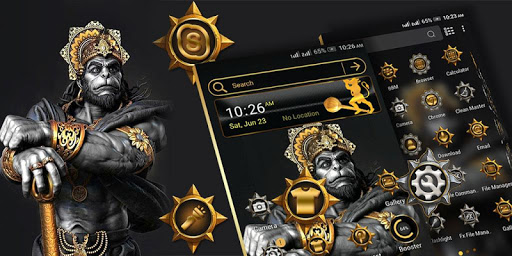 Lord Hanuman Ji Launcher Theme ekran görüntüsü