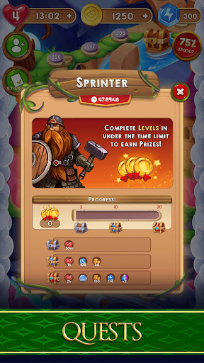 Avalon Jewels Match-3 ekran görüntüsü