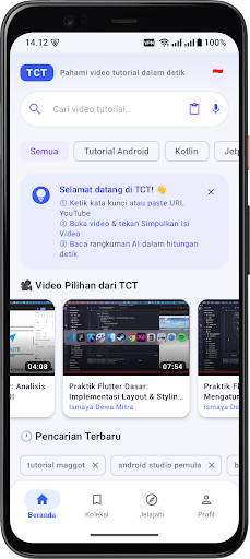 TutorCardTube: Ringkasan Video ekran görüntüsü