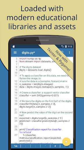 Pydroid 3 - IDE for Python 3 ekran görüntüsü