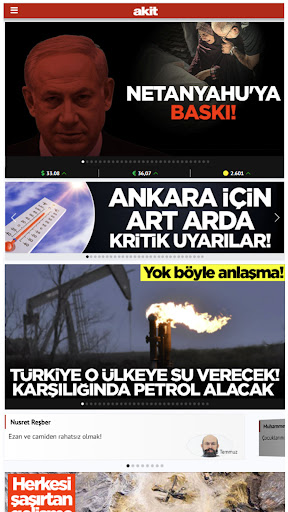Yeni Akit ekran görüntüsü