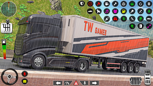 Log Transporter Truck Driving ekran görüntüsü