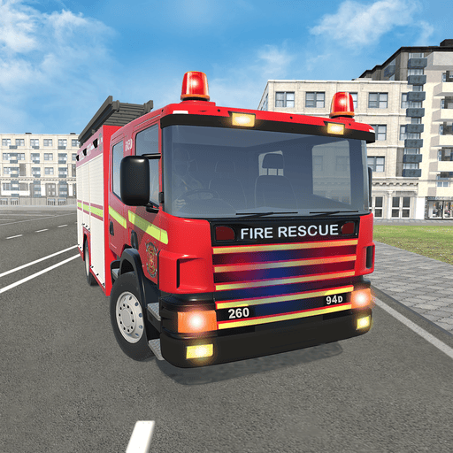 911 Fire Truck Games Simulator