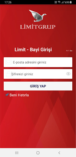 Limit B2B ekran görüntüsü