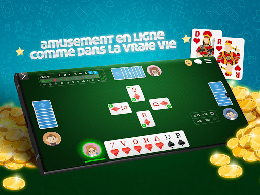 Belote en ligne: Jeux de carte ekran görüntüsü