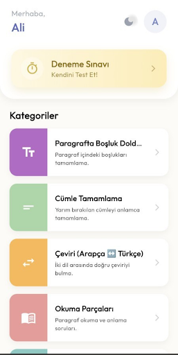 YDS & YÖKDİL Arapça Soru Çöz ekran görüntüsü