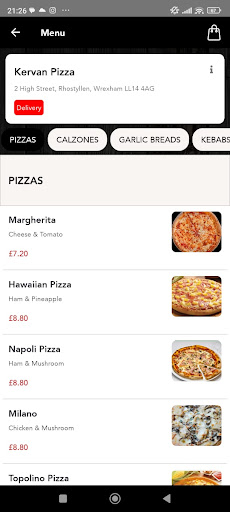 Kervan Pizza ekran görüntüsü